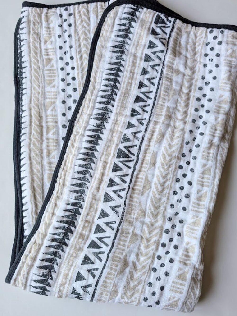 Aztec Pyramid New Castle Blanket 100% Natural Bamboo Cotton Muslin Blanket
